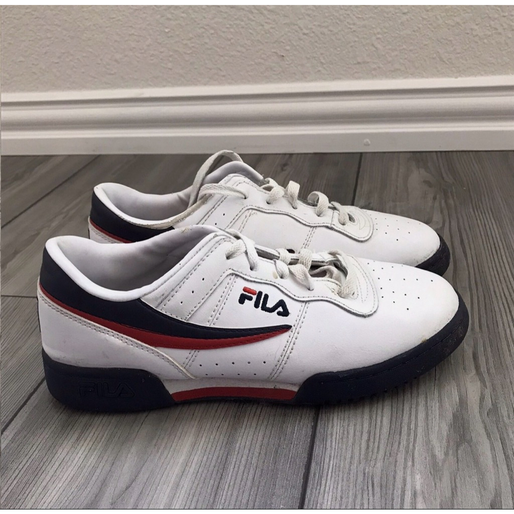 FILA | Men Sneakers White Navy Blue Red size 11.5